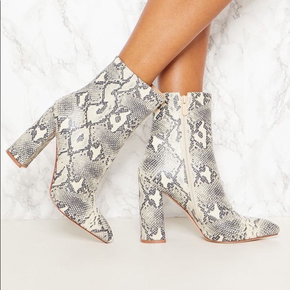 Snake Ankle Boot